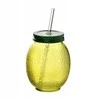 Mondex MODERN KITCHEN stiklinis puodelis su stikliniu šiaudeliu 550ml 6,5x10x13cm