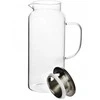 Mondex MODERNUS VIRTUVĖS Ąsotis su dangteliu iš borosilikatinio stiklo 1,9 l 8 x 10,5 x 25,5 cm