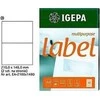 Mondi A4 IGEPA ETIKETĖS, 210 X 148 MM BALTOS (100)