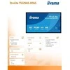 „Iiyama“ 55 colių „viskas viename“ monitorius su „Android 14“ operacine sistema, 20 taškų jutikliniu ekranu, 3840 x 2160 raiška, 4K UHD raiška, apsauga nuo akinimo, garsiakalbiai, 2 HDMI + USB-C (DP-Alt), 450 cd/m² / 4 GB RAM / 32 GB atminties, RS232C, 2 USB 2.0, LAN, WIFI, veikimas visą parąiiSignage2