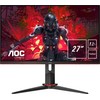 Monitorius AOC Gaming 27G2U/BK 27 ", IPS, FHD, 1920x1080 pikselių, 16:9, 1 ms, 250 cd/m², Juodas, 1 x HDMI 1.4, 2 x DP 1.2, 1 x VGA