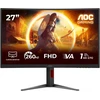 Monitorius AOC G4 C27G4Z2 monitorius komputerowy 68,6 cm (27") 1920 x 1080 px Full HD LCD Juodas, Raudona