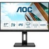 Monitorius AOC LCD U27P2CA / 27 " / IPS / UHD / 3840x2160 / 16:9 / 60Hz / 4 ms reakcijos laikas / Su garsiakalbiu / Reguliuojamas pasukimas, pakreipimas, aukštis / Matinis