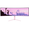 Monitorius Arozzi Nova | 49 " | VA | 32:9 | 165 Hz | 4 ms | 5120 x 1440 pikselių | 350 cd/m² | HDMI jungtys quantity 2 | Rožinė