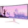 Monitorius Arozzi | Nova | 34 " | VA | UWQHD | 21:9 | 165 Hz | 1 ms | 3440 x 1440 pikselių | 350 cd/m² | HDMI jungtys quantity 2 | Rožinė