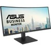 Monitorius ASUS VA34VCPSR 34 colių VA WLED lenktas 1500R UWQHD 21:9 100Hz 300cd/m2 4ms HDMI DP USB-C USB šakotuvas 3xUSB 3.2 G1 Type-A RJ45 Juodas