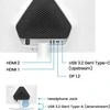 Monitorius BENQ EX251 24,5 colio IPS FHD 400cd/m2 1ms 220Hz HDMIx2 DP šakotuvas USB garsiakalbiai