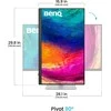 BENQ PD3226G 32? 4K IPS, 95% P3, USB C, PD90W THUNDERBOLT 4 DESIGNER MONITORIUS