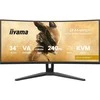 Monitorius „iiyama G-Master GCB3486WQSCP-B1 Gold Phoenix“ – 240 Hz | UWQHD | 34 colių | VA | 0,4 ms