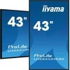 Monitorius IIYAMA LH4341UHS-B2 43 colių 3840x2160 4K UHD IPS skydelis 1precent Haze Landscape ir portreto režimas Garsiakalbiai 2x 10W VGA 3x HDMI 500cd/m2