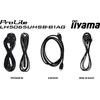 Iiyama Monitorius 50 cali LH5065UHSB-B1 AG, 24/7, VA, ANDROID 11, 4K, 800cd, iiSignage2, SDM, 2x HDMI, DP, 2x USB,2x 10W, RJ45, WiFi, 4/32GB, PION/POZIOM, 400x400(vesa)