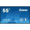 Monitorius „iiyama 55“ 3840 x 2160, UHD VA panelė, 25 % migla, 500 cd/m², kraštovaizdžio ir portreto režimas, 24/7