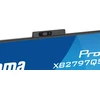 Monitorius IIYAMA XB2797QSNPH-B1 27 colių IPS QHD EyeComfort 15 cm reguliuojamo aukščio stovas USB-C doko LAN/96 W PD/DP-OUT interneto kamera 5 MP Windows Hello 1 ms