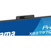 Monitorius IIYAMA XB2797QSNPH-B1 27 colių IPS QHD EyeComfort 15 cm reguliuojamo aukščio stovas USB-C doko LAN/96 W PD/DP-OUT interneto kamera 5 MP Windows Hello 1 ms