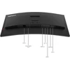 Monitorius Lenovo ThinkVision T34WD-40 komputerowy 86,4 cm (34") 3440 x 1440 px Wide Quad HD LED Juodas