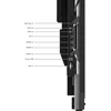 Monitorius Lenovo ThinkVision T86 - LED-Monitorius - 218.4 cm (86") - stacionarus - Jutiklinis ekranas - 3840 x 2160 4K @ 60 Hz - VA - 400 cd/m2 - 4000:1 - HDR10 - 6.5 ms - 4xHDMI, VGA, DisplayPort, 2xUSB-C, RCA (composite) - głośniki - Raven Juodas