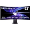 LG UltraGear evo G9 52G930B-B, 52 colių WUHD lenktas žaidimų monitorius, 240 Hz, VA panelė, „FreeSync Premium“