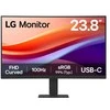 Monitorius LG MT VA LCD LED 23.8" 24U421A - VA panelė, 1920x1080, lenktas, 100 Hz, USB-C, HDMI