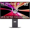 Monitorius LG UltraGear Evo AI 32GX870B-B - 480Hz Full HD | 240Hz 4K | Tandem OLED | 31.5" | HDR500 | USB-C PD90W