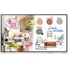 Monitorius Samsung Flip WM85FX - 216 cm (85") Klasa przekątnej WMFX Series wyświetlacz LCD su podświetleniem LED - Edukacja / Biznes - zintegrowana interaktywna tablica - Jutiklinis ekranas (Multitouch) - Tizen OS - 4K UHD (2160p) 3840 x 2160 - Szaro-Baltas