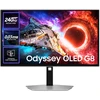 Monitorius Samsung LS27HG800SUXEN | 27 " | QD-OLED | 16:9 | 240 Hz | 0.03 ms | 3840 x 2160 pikselių | 250 cd/m² | HDMI jungtys quantity 2 | Sidabrinis