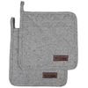 Rankšluostis Monroe Det Gamle Apotek Pot holder, w 20cm, pilkas, oeko-tex, 100% cotton, 2/set (24274109)