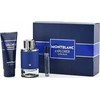 Mont Blanc Montblanc Explorer Ultra Mėlyna rinkinys vyrams (EDP, 100 ml + EDP, 7,5 ml + dušo želė, 100 ml)