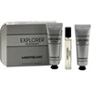 Mont Blanc Set Montblanc: Explorer Platinum Eau De Parfum For Men 7.5 ml + Explorer Platinum Hydrating Kreminis For Face, 30 ml + Explorer Platinum Hydrating Dušo želė All Skin Types, 30 ml