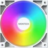 Montech GF120 PWM ARGB korpuso ventiliatorius – 120mm, baltos spalvos