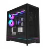 Montech HS01 PRO PC-kompiuterio korpusas, Midi-Tower, ATX, aRGB, Tempered Glass – juodos spalvos