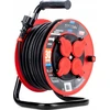 Montis PROFESSIONAL MT105-30 ritės ilgintuvas 4x2p+Z IP44 16A 3680W 3x1,5 30m Montis juodas