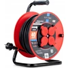 Montis PROFESSIONAL MT105-40 ritės ilgintuvas 4x2p+Z IP44 16A 3680W 3x1.5 40m Montis juodas