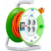 Montis Reel ilgintuvas MT104-20 4x2p+Z 10A 2300W 3x1 20m Montis oranžinis