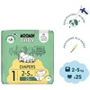 Moomin Baby Mumijų naujagimis 1, 2-5kg, 25 vnt.