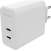 mophie sieninis adapteris USB-C PD DUAL 67W GAN EU (2xUSBC) Baltas