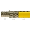 Mora Dujinių dujų sandėlis PVC F1 / 2-F1 / 2 L-1500 su dviem sukamaisiais veržlėmis