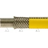 Mora DUJŲ VAMZDŽIO PVC pynė F1/2-F1/2 L-1000 su dviem besisukančiomis veržlėmis