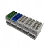 MOREK Paskirstymo blokas - skirstomasis HLAK25 (MAG) 5P pilkas, mėlynas, žalias 2xAl/Cu 25mm+16mm 1000VAC/1500VDC MAG5253ABG