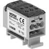 Morek MAB1080S10 Paskirstymo blokas OJL80A pilkas AL/CU įėjimas: 2x 2,5-16 mm išėjimas: 6x 2,5-6 mm, 1000 VAC / 1500 VDC MAB1080S10