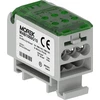 Morek MAB1080G10 Paskirstymo blokas OJL80A žalias AL/CU įėjimas: 2x 2,5-16 mm išėjimas: 6x 2,5-6 mm, 1000 VAC / 1500 VDC MAB1080G10