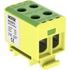 MOREK Geležinkelio jungtis su sriegiais AL / CU 1.5-50mm2 TS35 1-track 4-open OTL50-2 gelsvai žalia MAA2050Y10 89732009 - MAA2050Y10