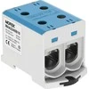MOREK OTL240-2 jungtis, mėlyna spalva 2xAl/Cu 35-240mm2 1000V Universalus gnybtas MAA2240B10