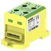 Morek OTL95-2B jungtis geltonai žalia 2xAl/Cu 6-95mm2 3x1x24 1000V AC/1500V DC Universalus gnybtas su įvadu lanksčiai šynai MAA209