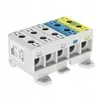 Morek Złączka OTL95-5x spalva pilka, mėlyna, geltona ir-žalia 5x1x Al/Cu 6-95mm 1000V AC / 1500V DC Zacisk universalus MAA5095A10
