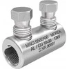 MOREK Sraigtinė jungtis MSCL50 Al/Cu 10-50mm² 12kV 2x aliuminio atplėšiamas varžtas MSCL0502A00