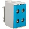 MOREK Geležinkelio jungtis su sriegiais AL / CU 1.5-50mm2 TS35 1-track 4-open OTL50-2 mėlyna MAA20B10 89731003 - MA2020B10