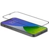 Moshi Moshi AirFoil Pro Lankstus hibridinis stiklas iPhone 12 / iPhone 12 Pro (juodas rėmelis)