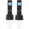 Telefonas stacionarus Motorola DOT202 DUO Juodas - TELEFONAS DECT