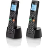 Telefonas stacionarus Motorola DOT202 DUO Juodas - TELEFONAS DECT