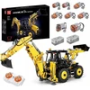 Mould King „Mold King Technic 17036“ buldozeris-ekskavatorius Rinkinys klojimui